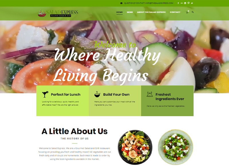 Salad Express Website